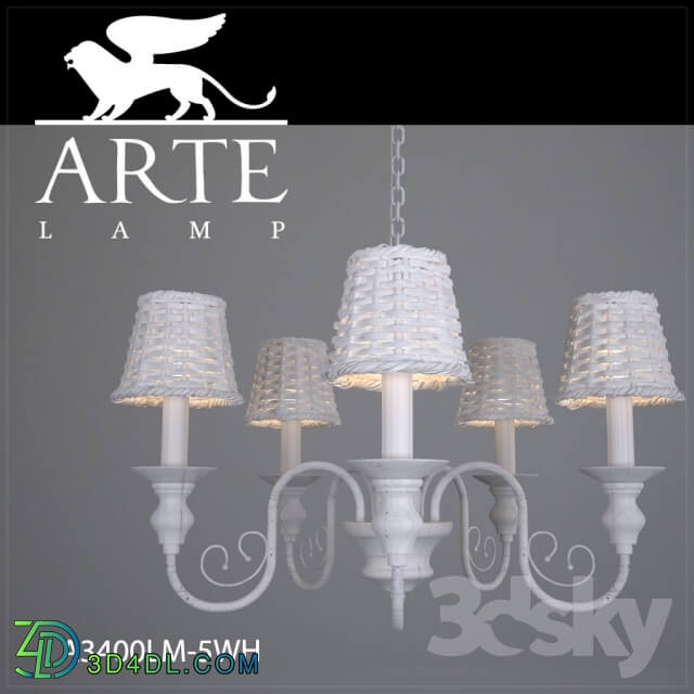 Ceiling light - Chandelier ArteLamp A3400LM-5WH