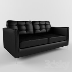 Sofa - Two-seater leather sofa of BENTLEY Modern 