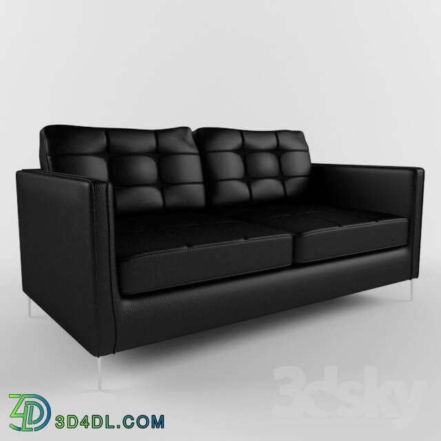 Sofa - Two-seater leather sofa of BENTLEY Modern