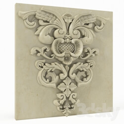 Decorative plaster - decor pattern 