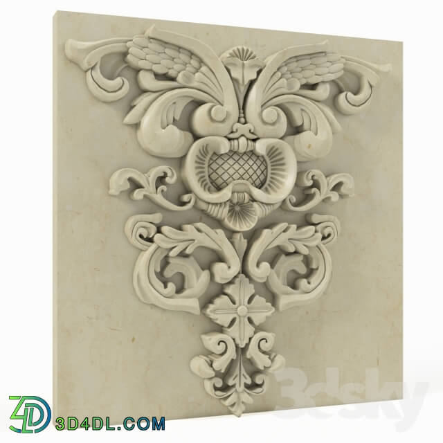 Decorative plaster - decor pattern