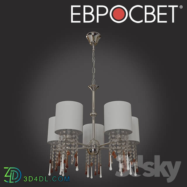 Ceiling light - OM Suspended chandelier with Bogate__39_s 300_5 Strotskis crystal
