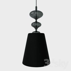 Ceiling light - Lamp Suspended Lumina Deco _Veneziana W1 Black_ 