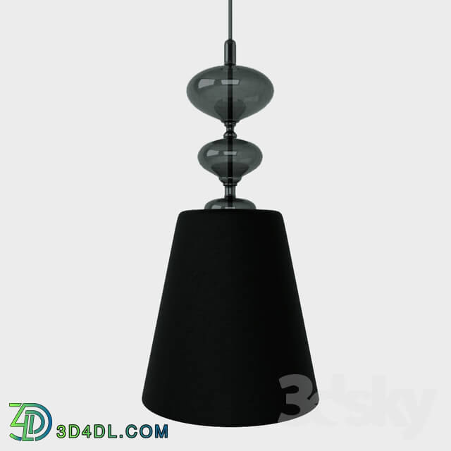 Ceiling light - Lamp Suspended Lumina Deco _Veneziana W1 Black_