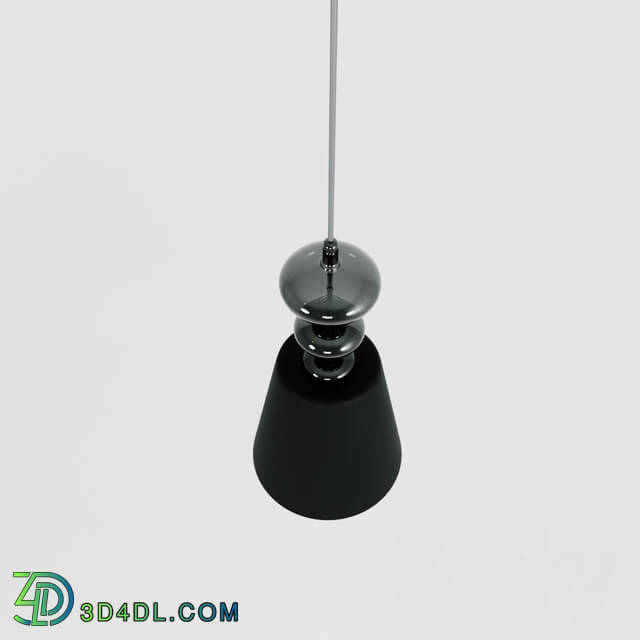 Ceiling light - Lamp Suspended Lumina Deco _Veneziana W1 Black_