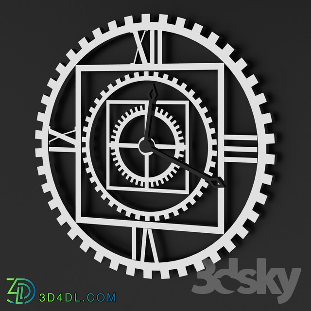 Watches _ Clocks - Mirror clock design