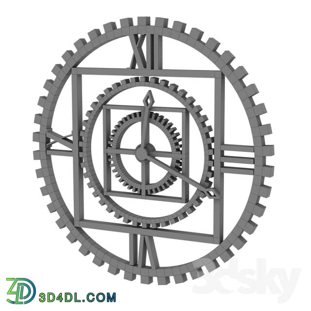 Watches _ Clocks - Mirror clock design