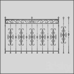Other architectural elements - Forged fence 1 
