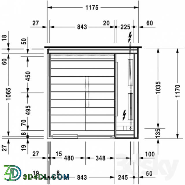 Shower - Sauna Duravit