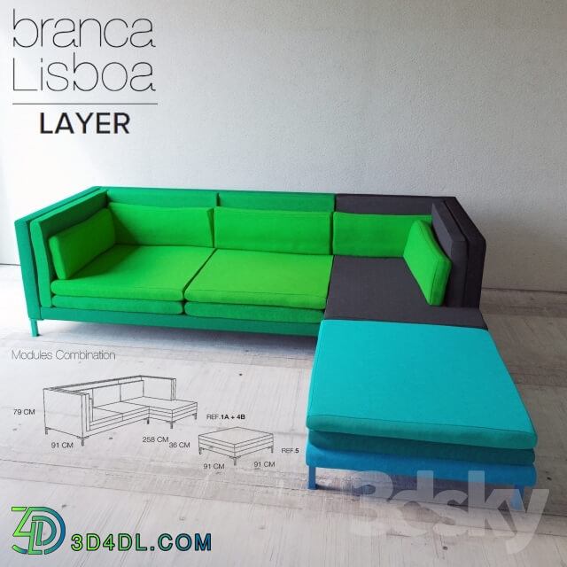 Sofa - Branca Lisboa LAYER