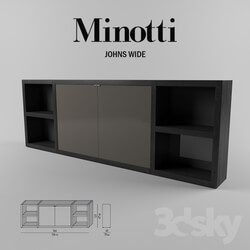 Sideboard _ Chest of drawer - Minotti Console JOHNS WIDE 
