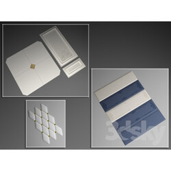 Bathroom accessories - A set of tiles _3 sets_ 