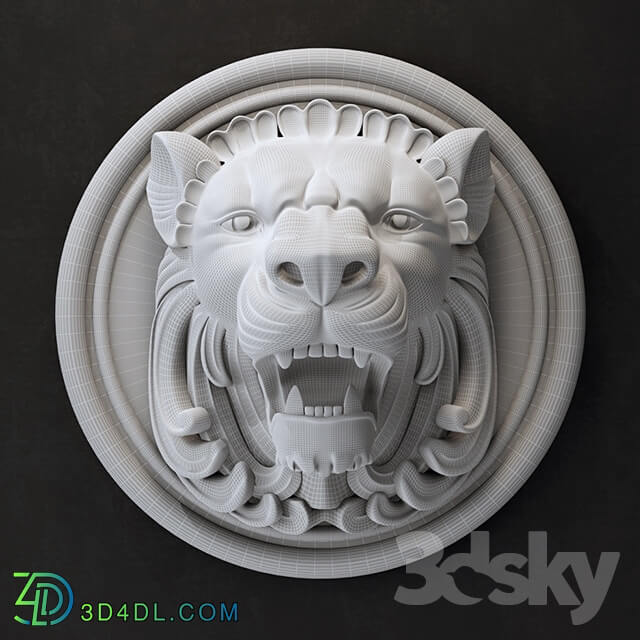 Sculpture - lion sculpture