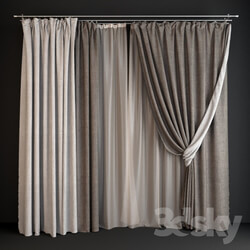 Curtain - shade gray 