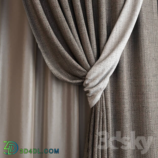 Curtain - shade gray