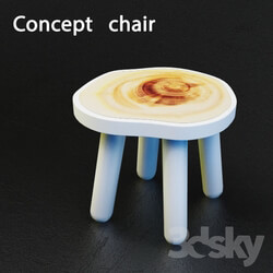 Chair - Wooden stool. Project _Stool_ 