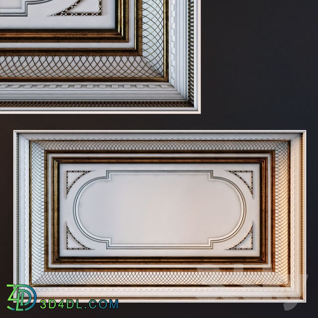 Decorative plaster - classic ceiling molds 2