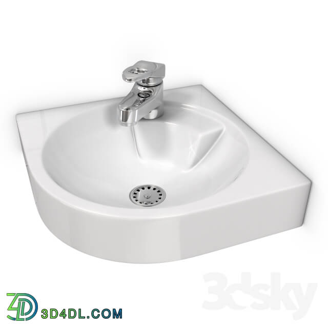 Wash basin - Corner washbasin 044845