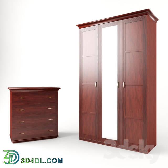 Wardrobe _ Display cabinets - Wardrobe and chest of drawers
