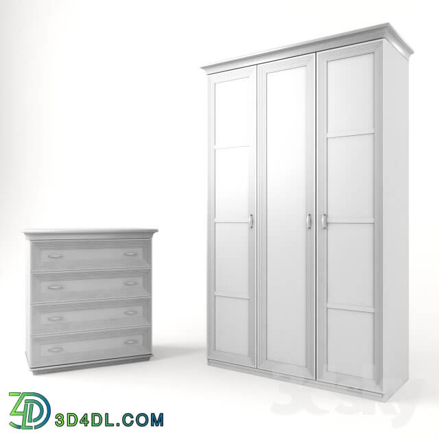 Wardrobe _ Display cabinets - Wardrobe and chest of drawers