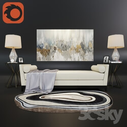 Other soft seating - A set of furniture and decor 