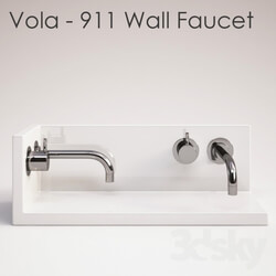 Faucet - Vola 911 Wall Faucet 