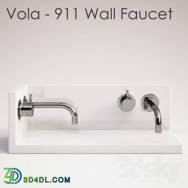 Faucet - Vola 911 Wall Faucet