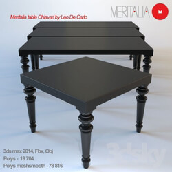 Table - Meritalia table Chiavari by Leo De Carlo 