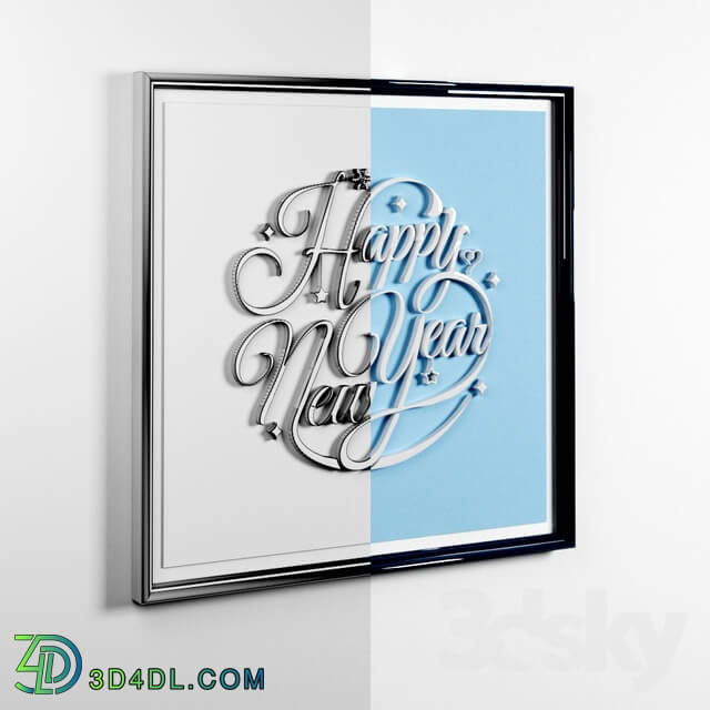 Frame - Wall pictures _New Year_