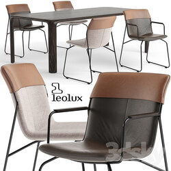 Table _ Chair - Leolux Ditte chair set 