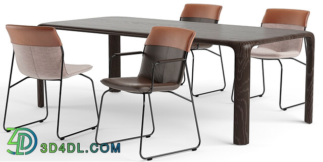 Table _ Chair - Leolux Ditte chair set