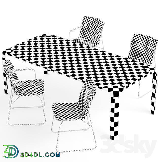 Table _ Chair - Leolux Ditte chair set