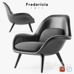 Arm chair - Fredericia Swoon armchair 