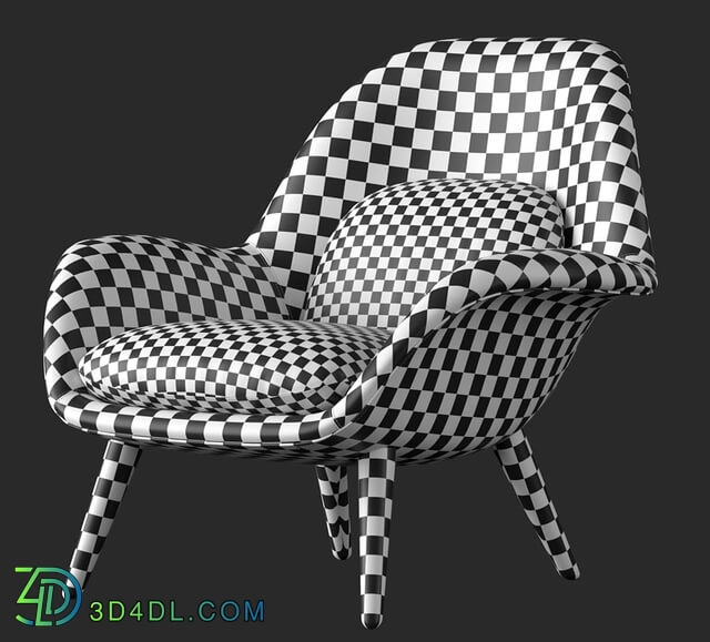 Arm chair - Fredericia Swoon armchair