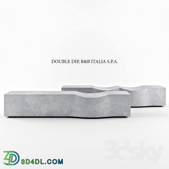 Other architectural elements - Bench Double Dip_ B _amp_ B Italia SPA
