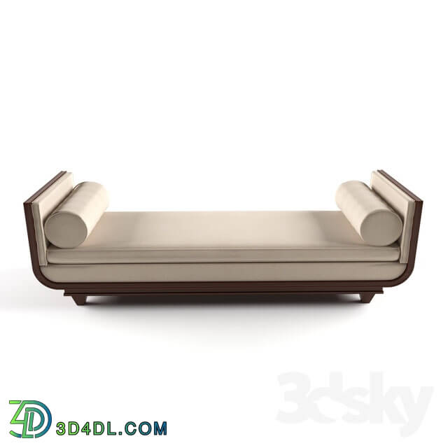 Other soft seating - Austrian Crotch Mahogany daybed