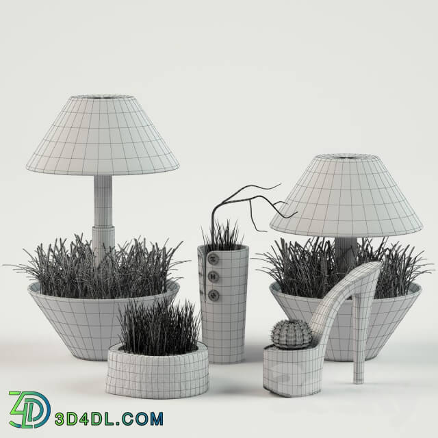 Decorative set - Pots