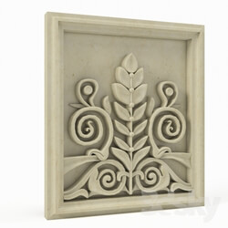 Decorative plaster - decor pattern 