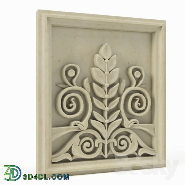 Decorative plaster - decor pattern