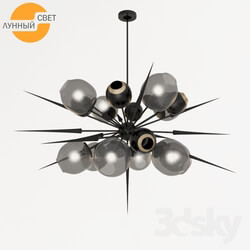 Ceiling light - Chandelier with ceiling 482721_10 BK 