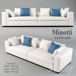 Sofa - Sofa Minotti Leonard 