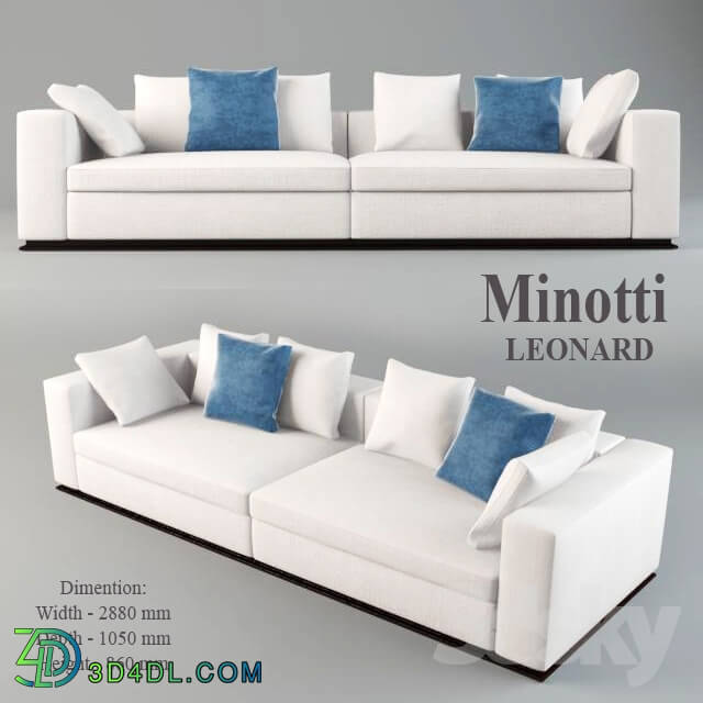 Sofa - Sofa Minotti Leonard