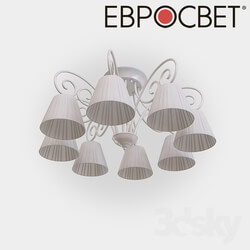 Ceiling light - OM Classic chandelier with lampshades Bogate__39_s 303_8 Severina 