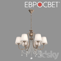 Ceiling light - OM Suspended chandelier with crystal Eurosvet 10088_6 Serenata 