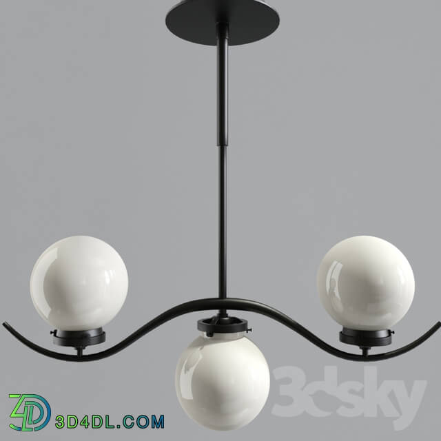 Ceiling light - Glass Ceiling Lamp Shades Chrome Ball Shade Lights 02