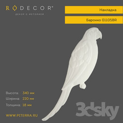 Decorative plaster - Pad RODECOR Baroque 01105BR 
