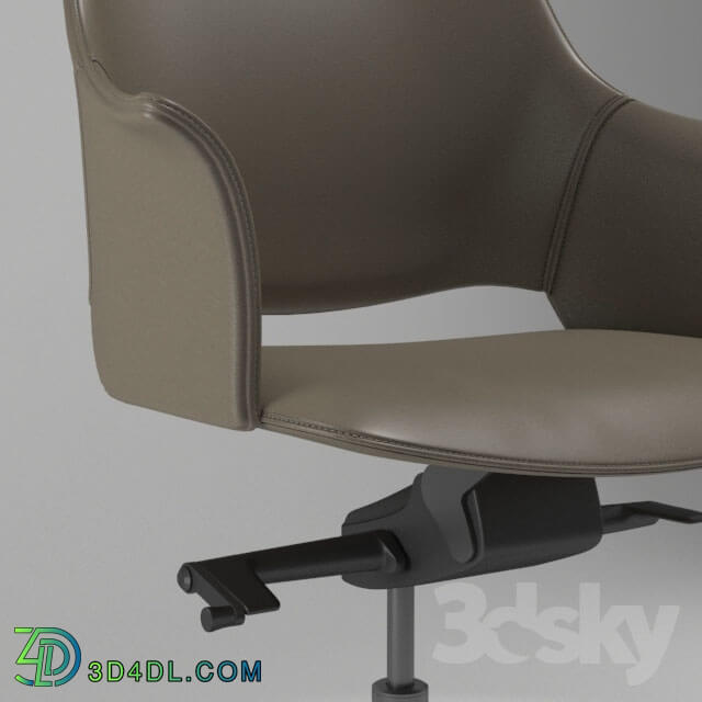 Office furniture - detailed 3d chair