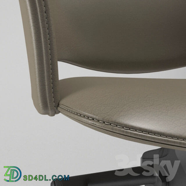 Office furniture - detailed 3d chair