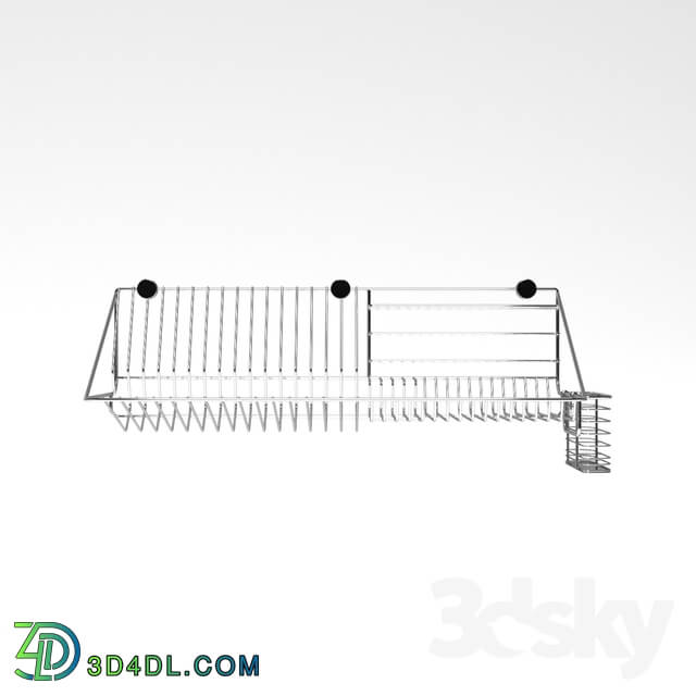 Other kitchen accessories - Dish rack stainless steel set