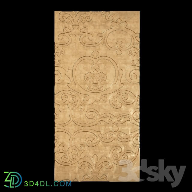 Decorative plaster - wall 3d panel decorative